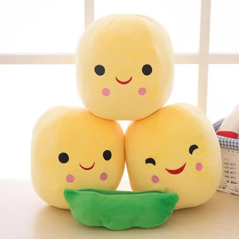 25CM Cute Baby Plush Peas