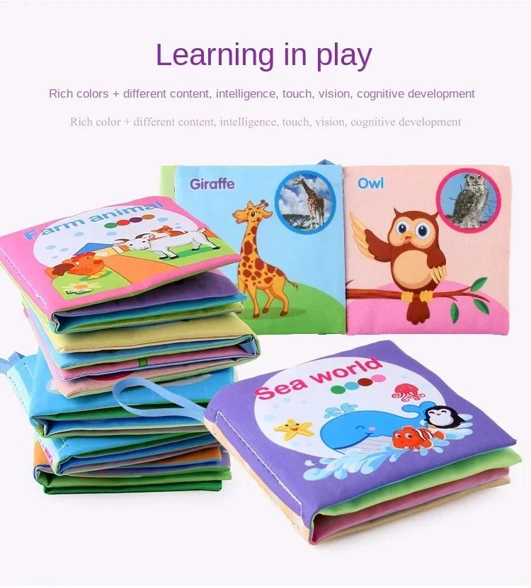 Cognitive Baby Cloth Book