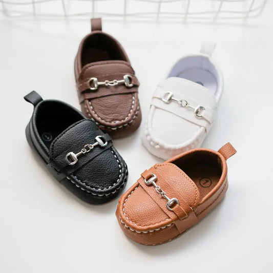 Vintage Newborn Leather Shoes