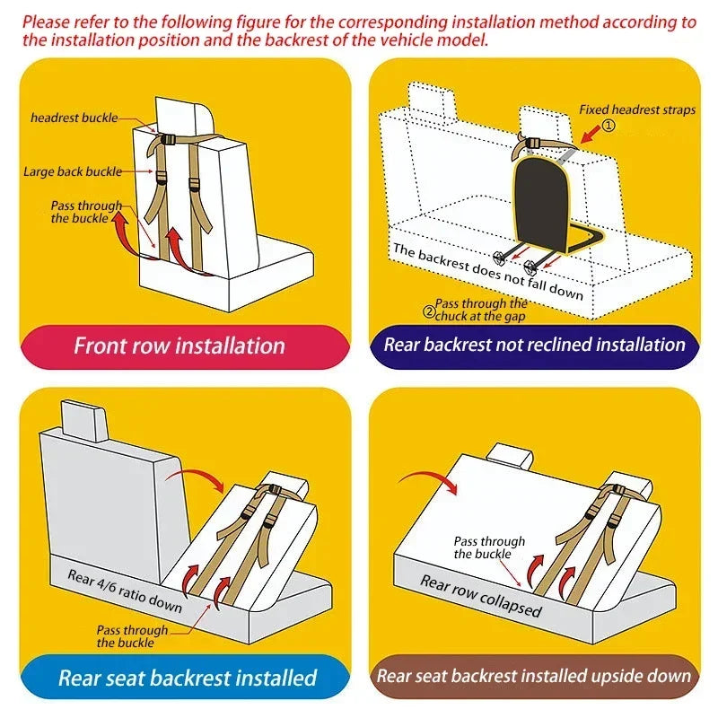 Child Car Safety Seat Mat