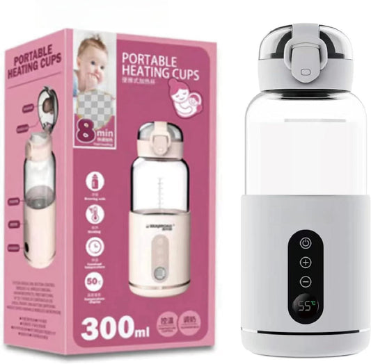 Portable Electric Bottle Warmer For Baby Milk USB Rechargeable