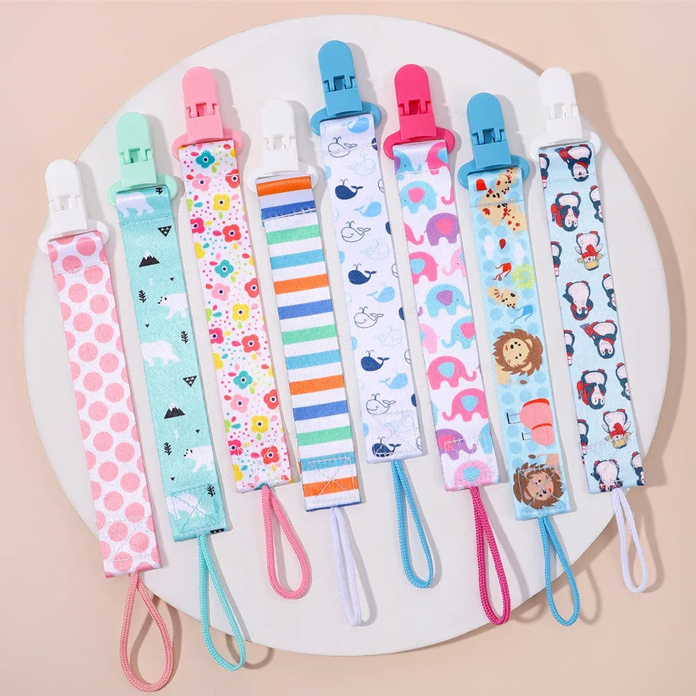 Baby Cartoon Pacifier Clip Chain