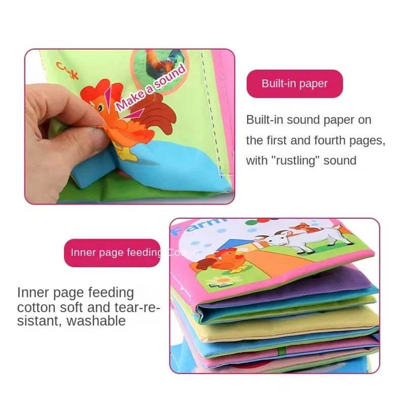 Cognitive Baby Cloth Book