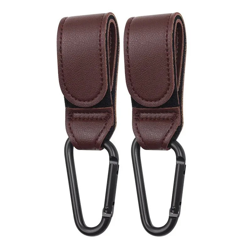 1/2pcs Leather Stroller Hook for Pram