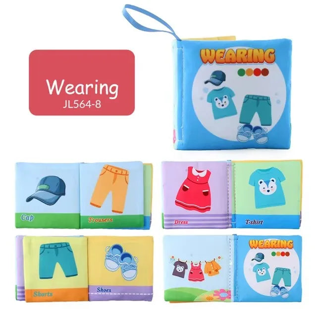 Cognitive Baby Cloth Book