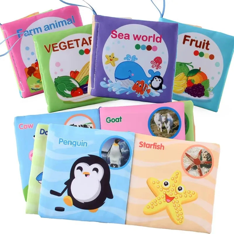 Cognitive Baby Cloth Book