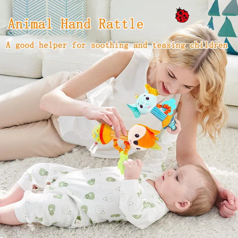 Baby Rattle Soft Stuffed Animal Toy