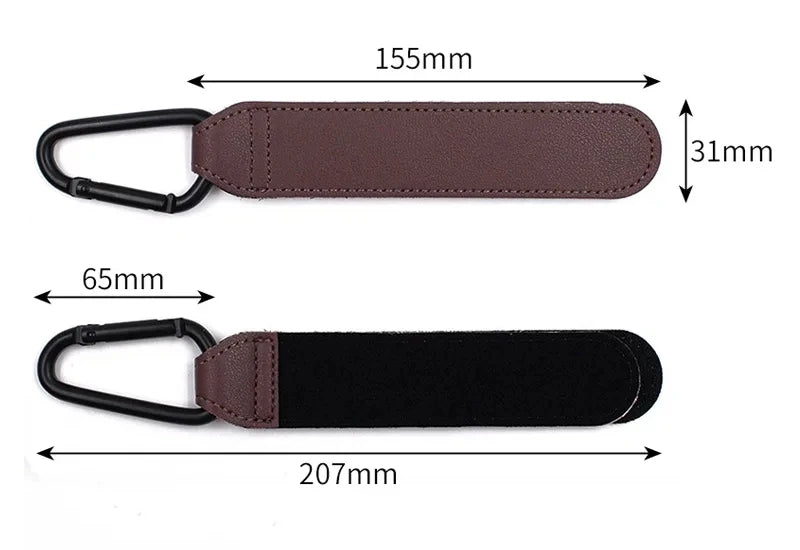 1/2pcs Leather Stroller Hook for Pram