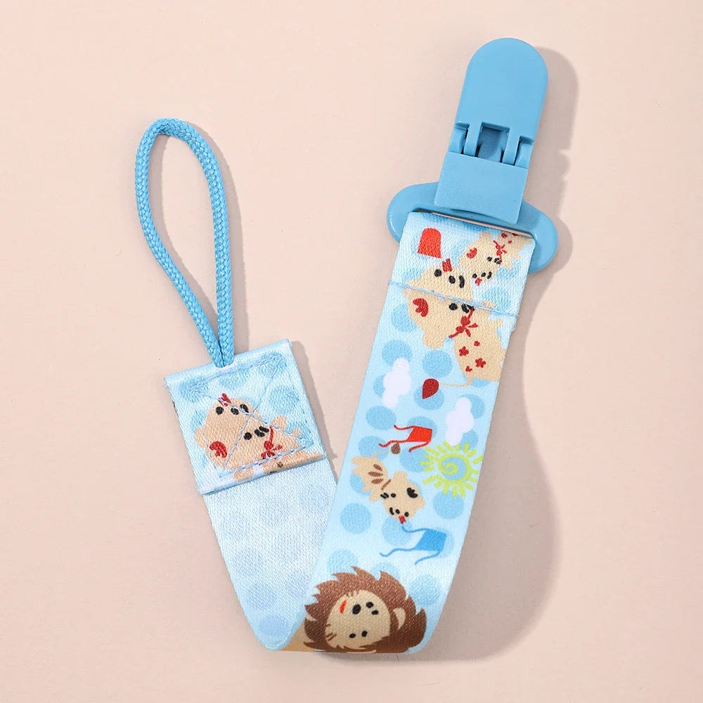 Baby Cartoon Pacifier Clip Chain