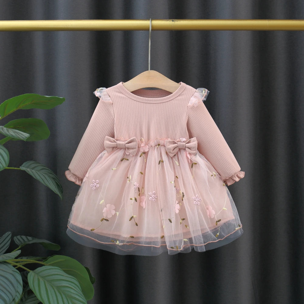 Smart Pink Girls' Dress