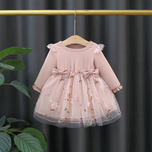 Smart Pink Girls' Dress