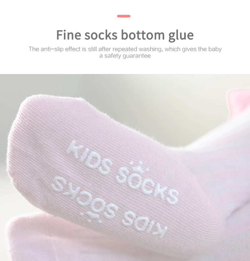 Breathable Socks High Bowknot Knee for Baby Girls