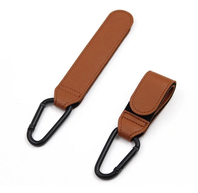 1/2pcs Leather Stroller Hook for Pram