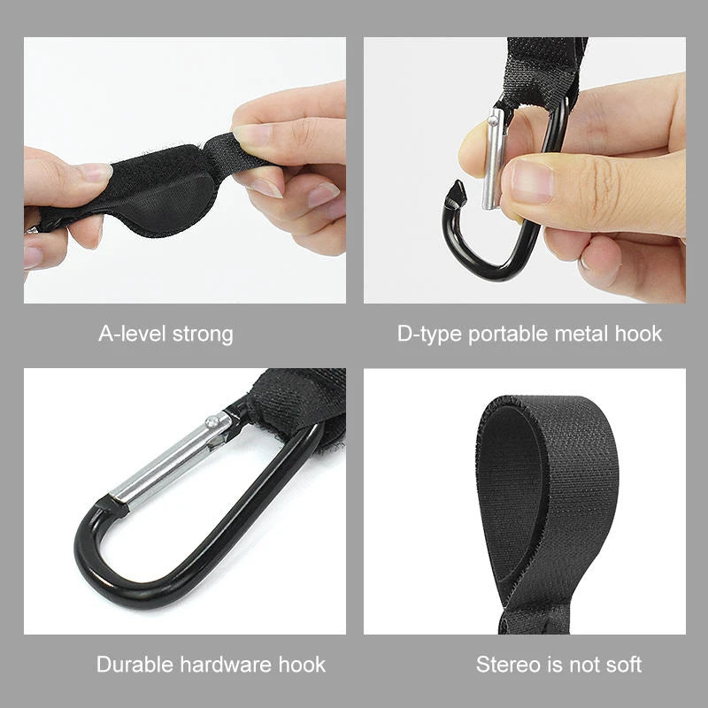 4/1pcs Baby Stroller Hook Clip