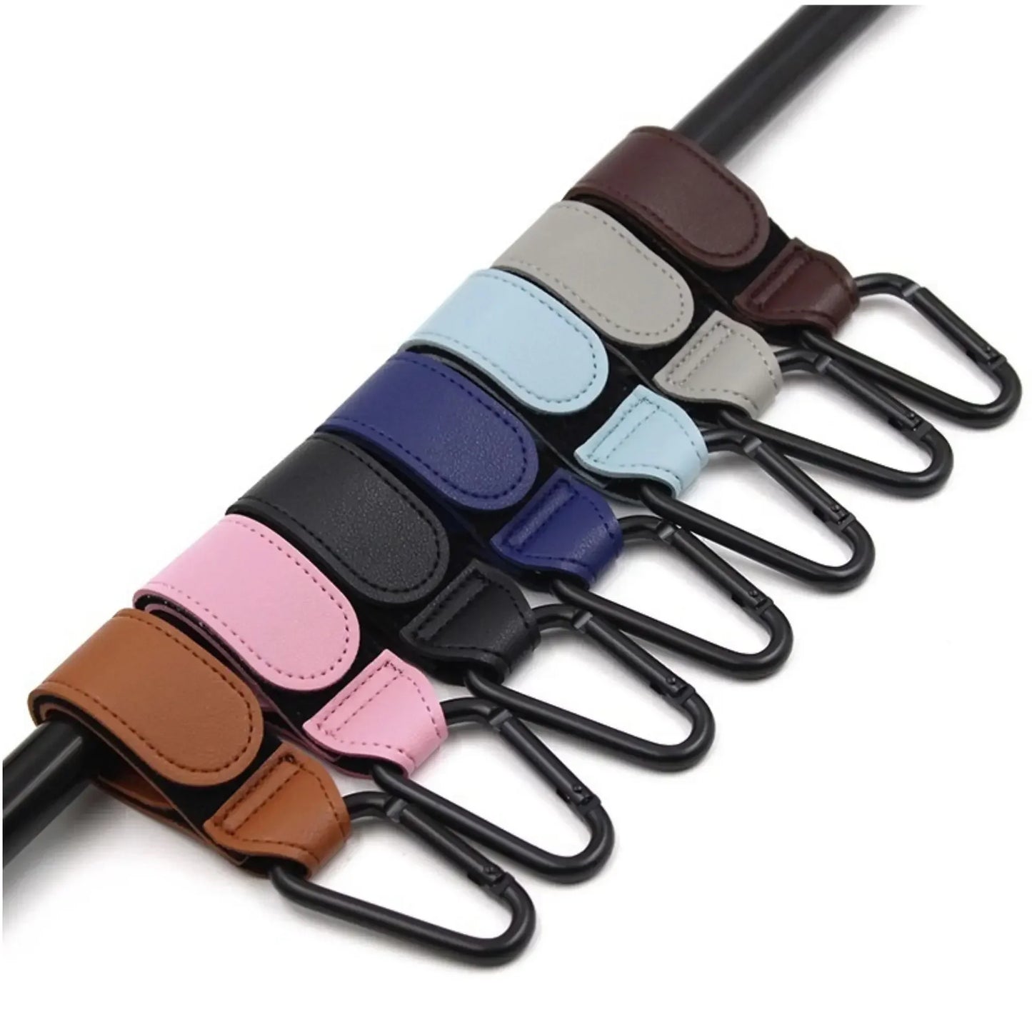 1/2pcs Leather Stroller Hook for Pram