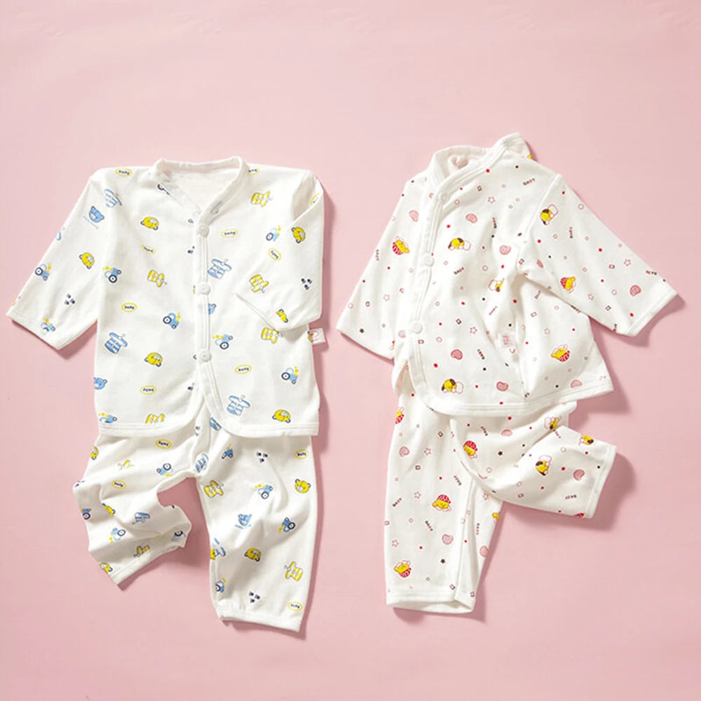 Long Sleeve Top + Long Pants Baby Cartoon Pyjama