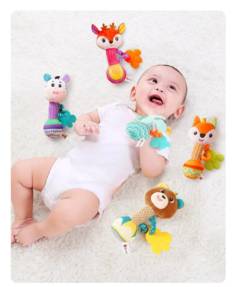 Baby Rattle Soft Stuffed Animal Toy