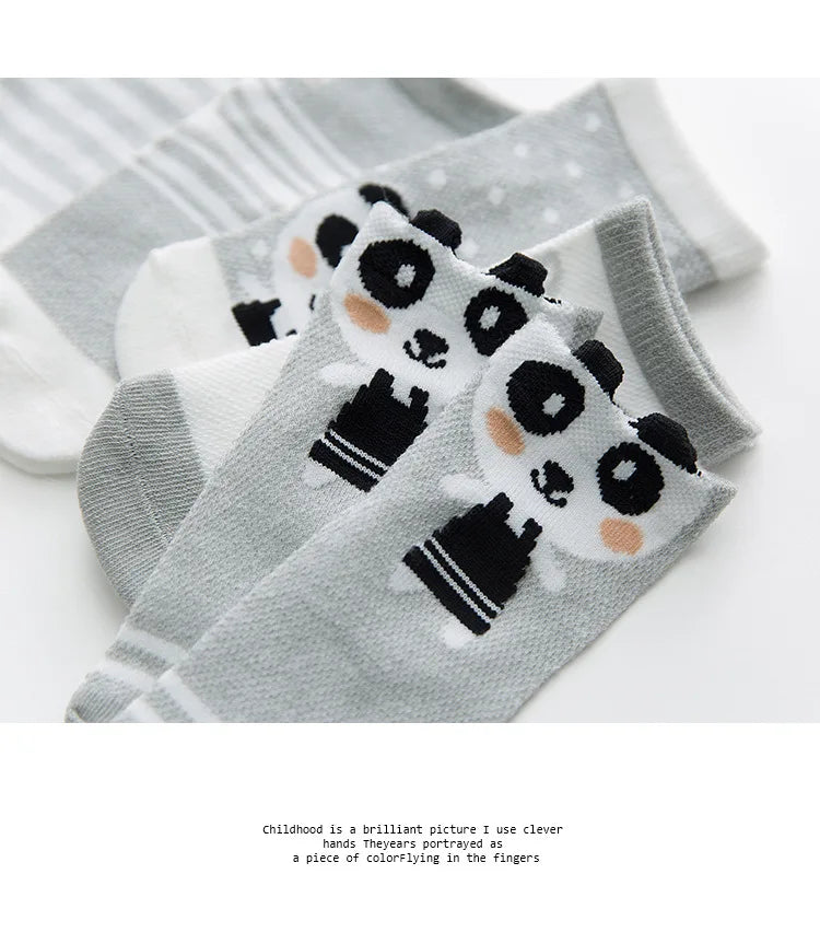 5Pairs Infant Cotton Mesh Baby Socks