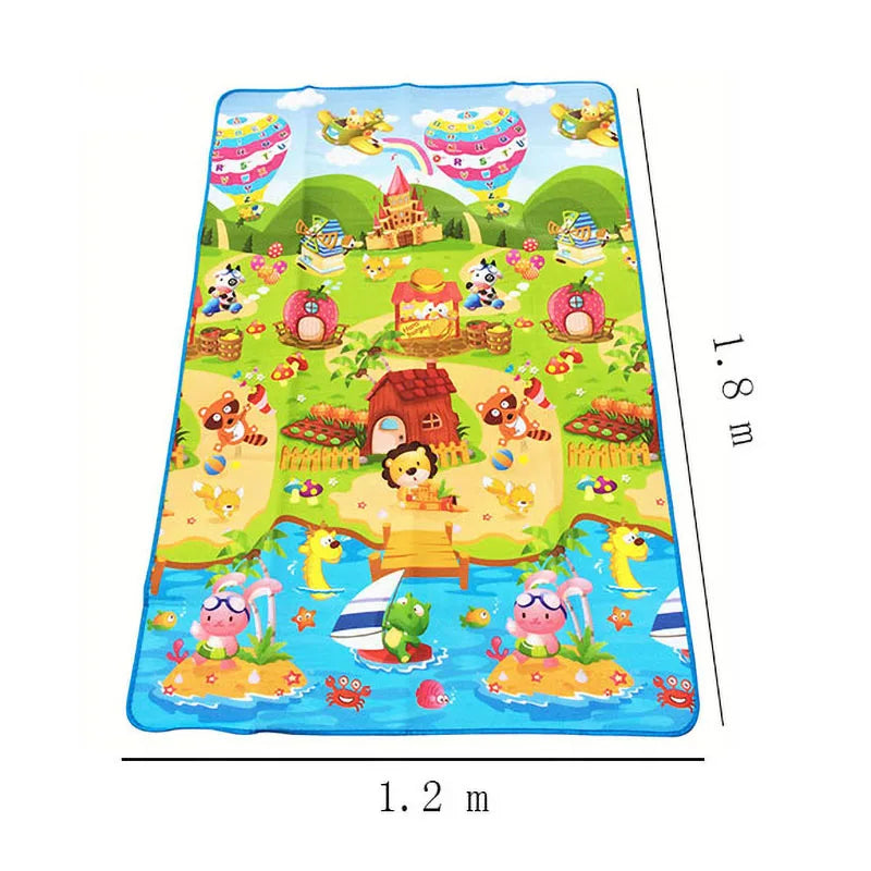 Baby Play Mat 180x120x0.3cm Children Crawling Carpet