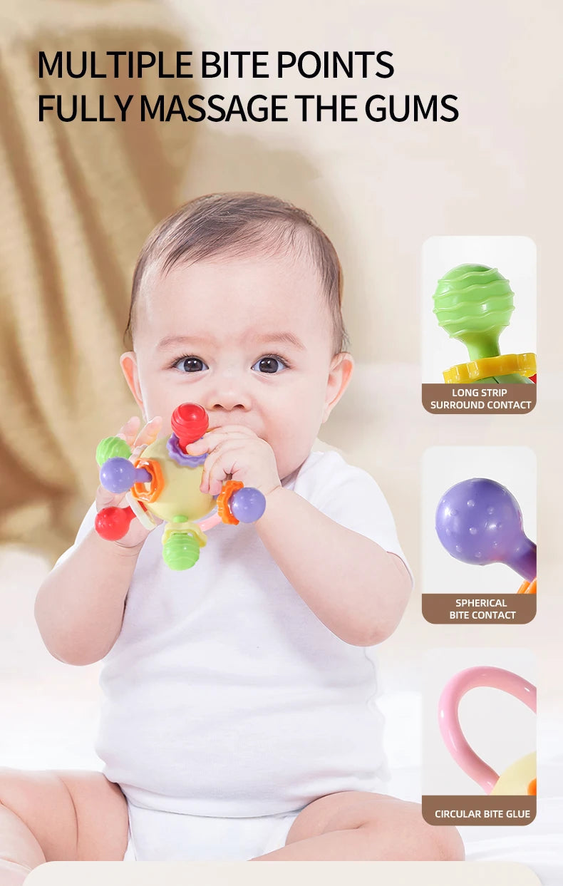 Soft Hand Grasping Ball Baby Toy