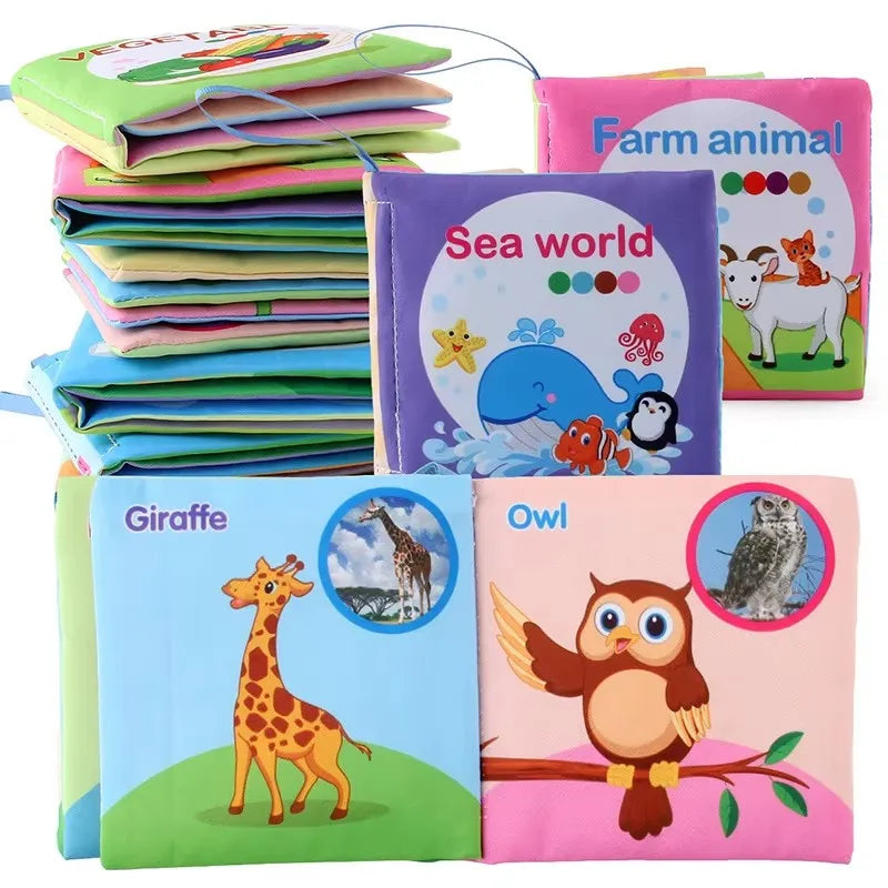 Cognitive Baby Cloth Book