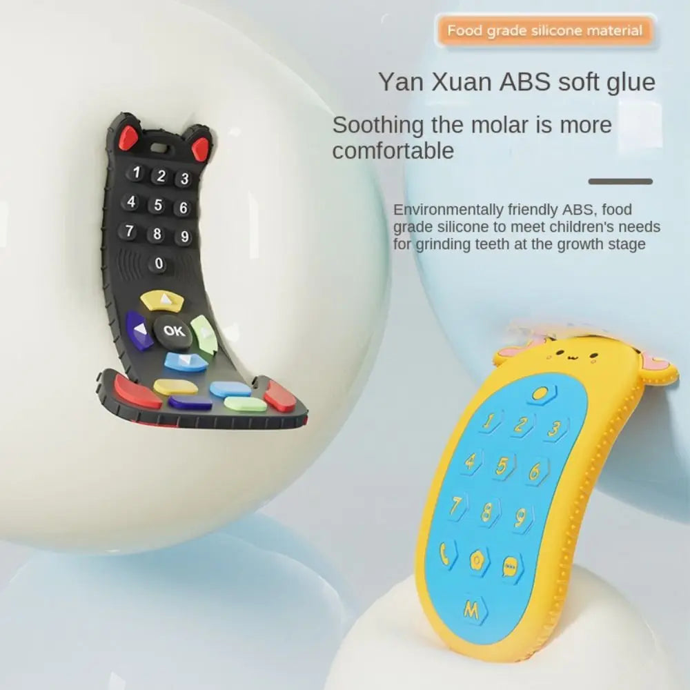 Remote Control Shape Silicone Baby Teether