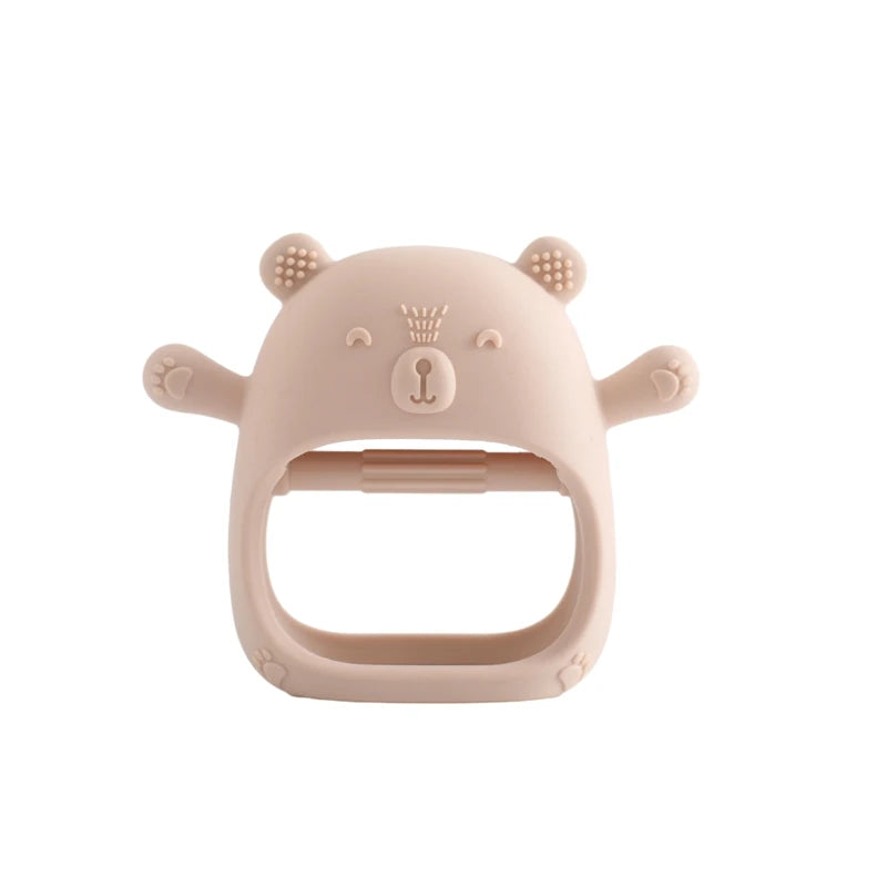 Baby Teether Gloves Cartoon Bear