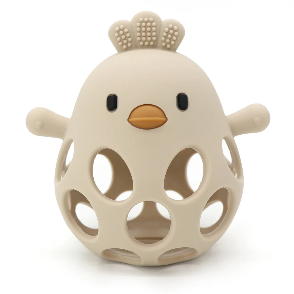 Chicken Silicone Baby Teether Gloves