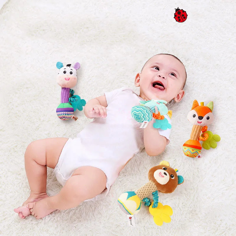 Baby Rattle Soft Stuffed Animal Toy