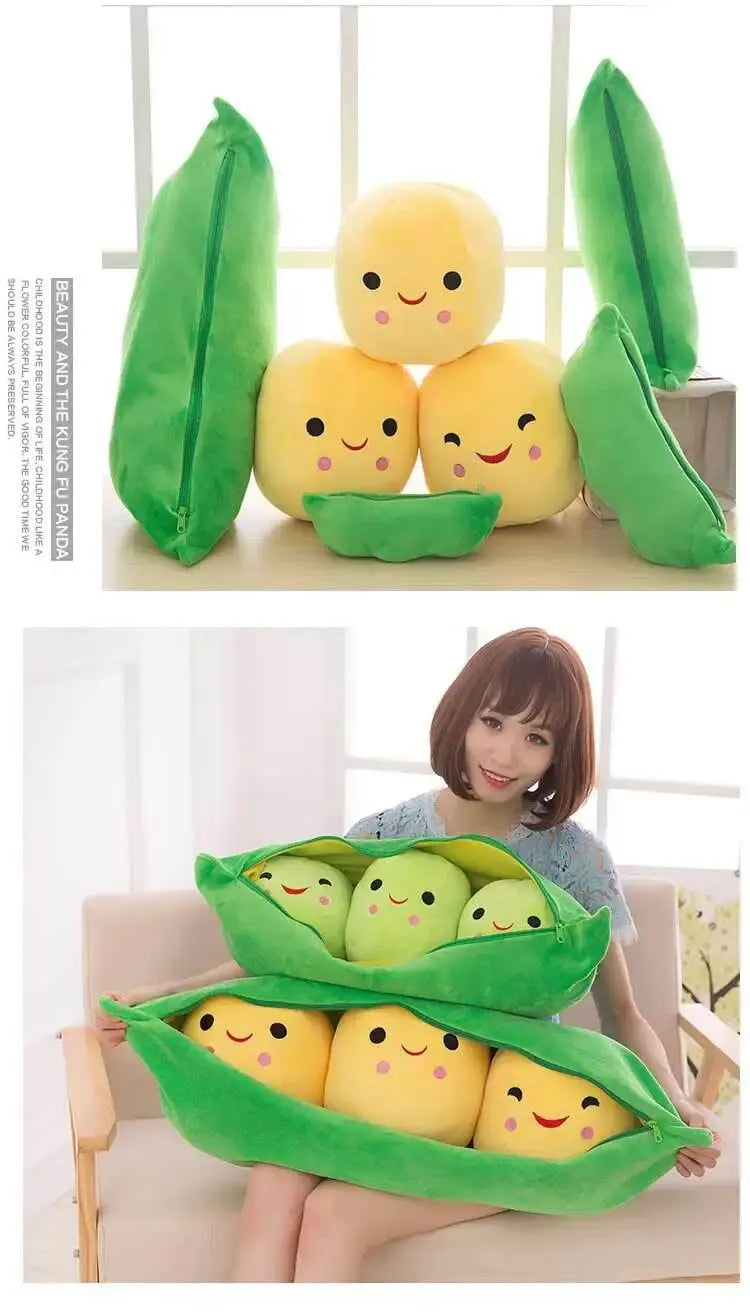 25CM Cute Baby Plush Peas