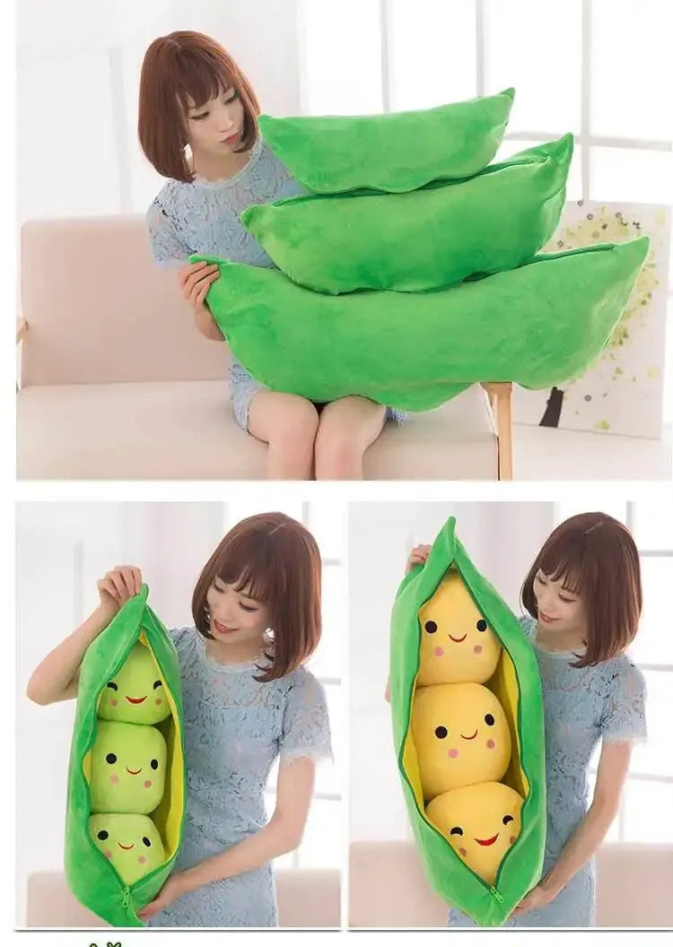 25CM Cute Baby Plush Peas