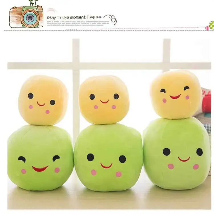 25CM Cute Baby Plush Peas